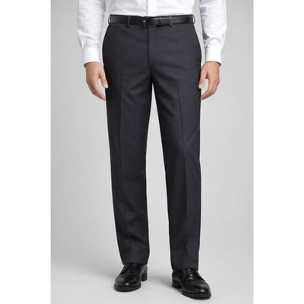 Black Wool Blend Slacks Pants 34x30 Made in USA